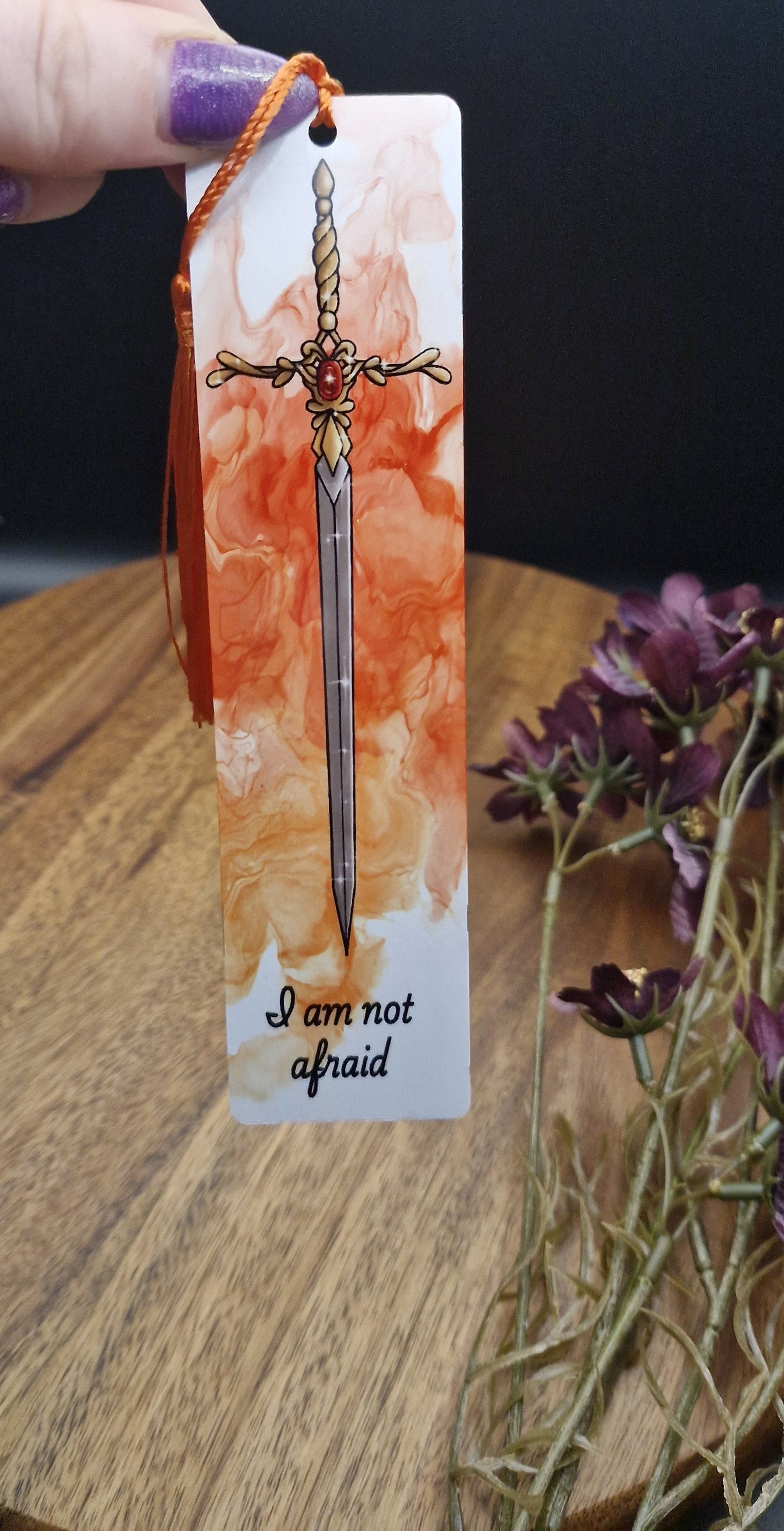 I am not afraid, Goldryn - Metal Bookmark