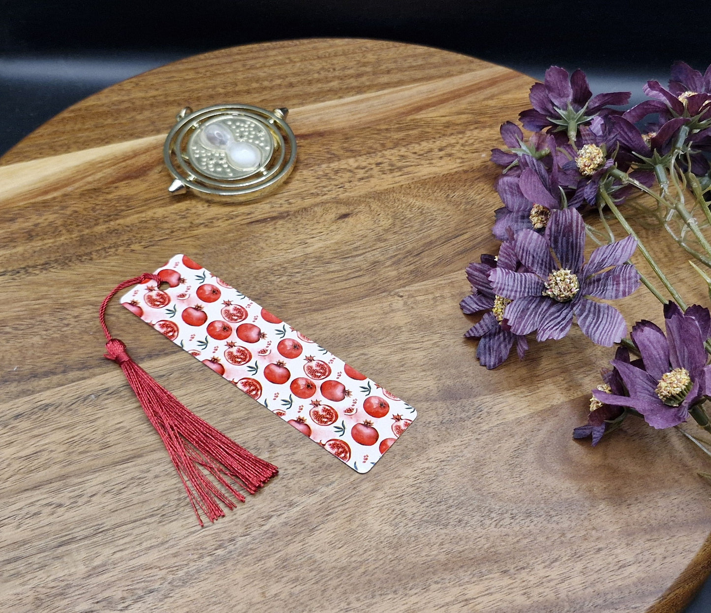 Pomegranate perfection - Metal Bookmark