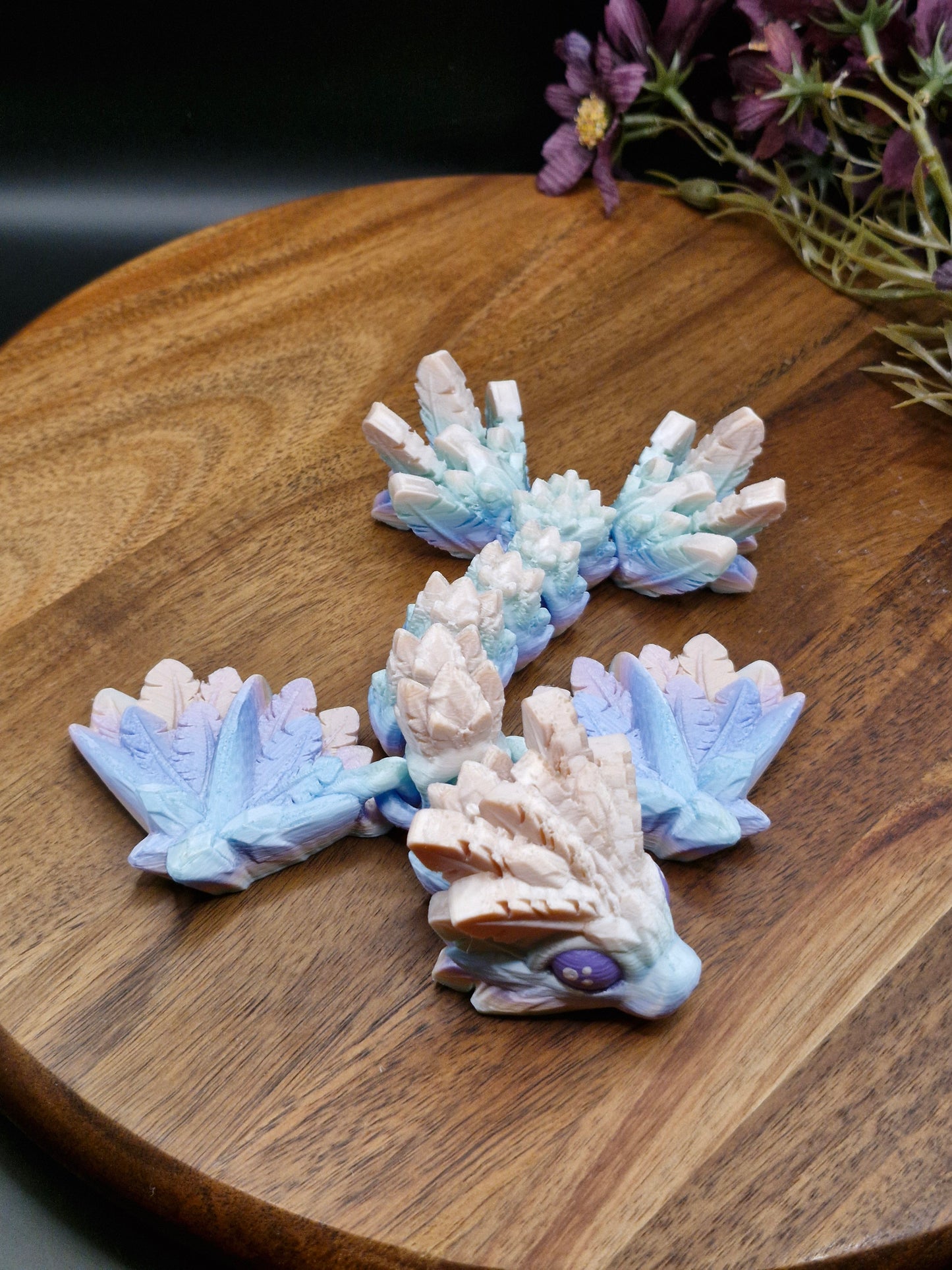 3D Printed Flying Serpent Chubby Baby Dragon