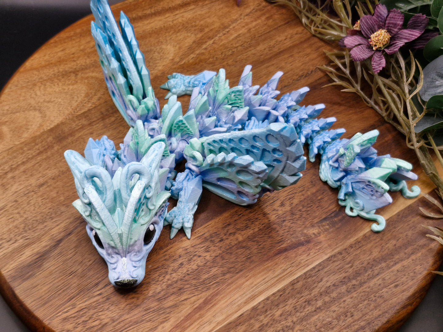 3D Printed Baby Fae Wolf Dragon