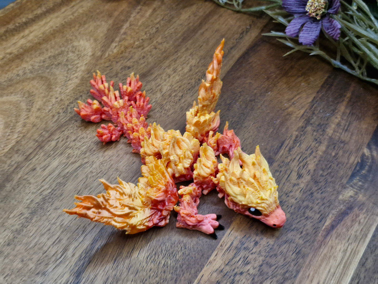 3D Printed Phoenix Wing Dragon Tadling (4-6 inches)