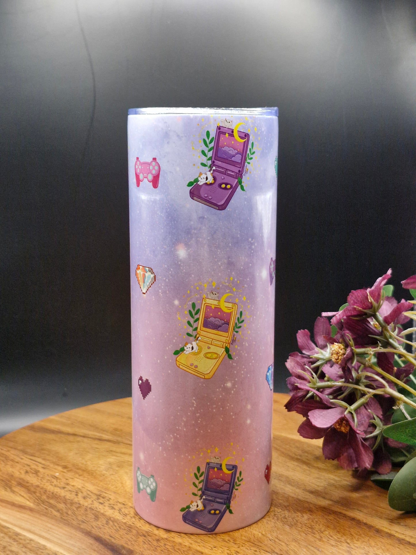 SP, Cats and Constellations - Retro Gaming Nostalgia - 20oz tumbler