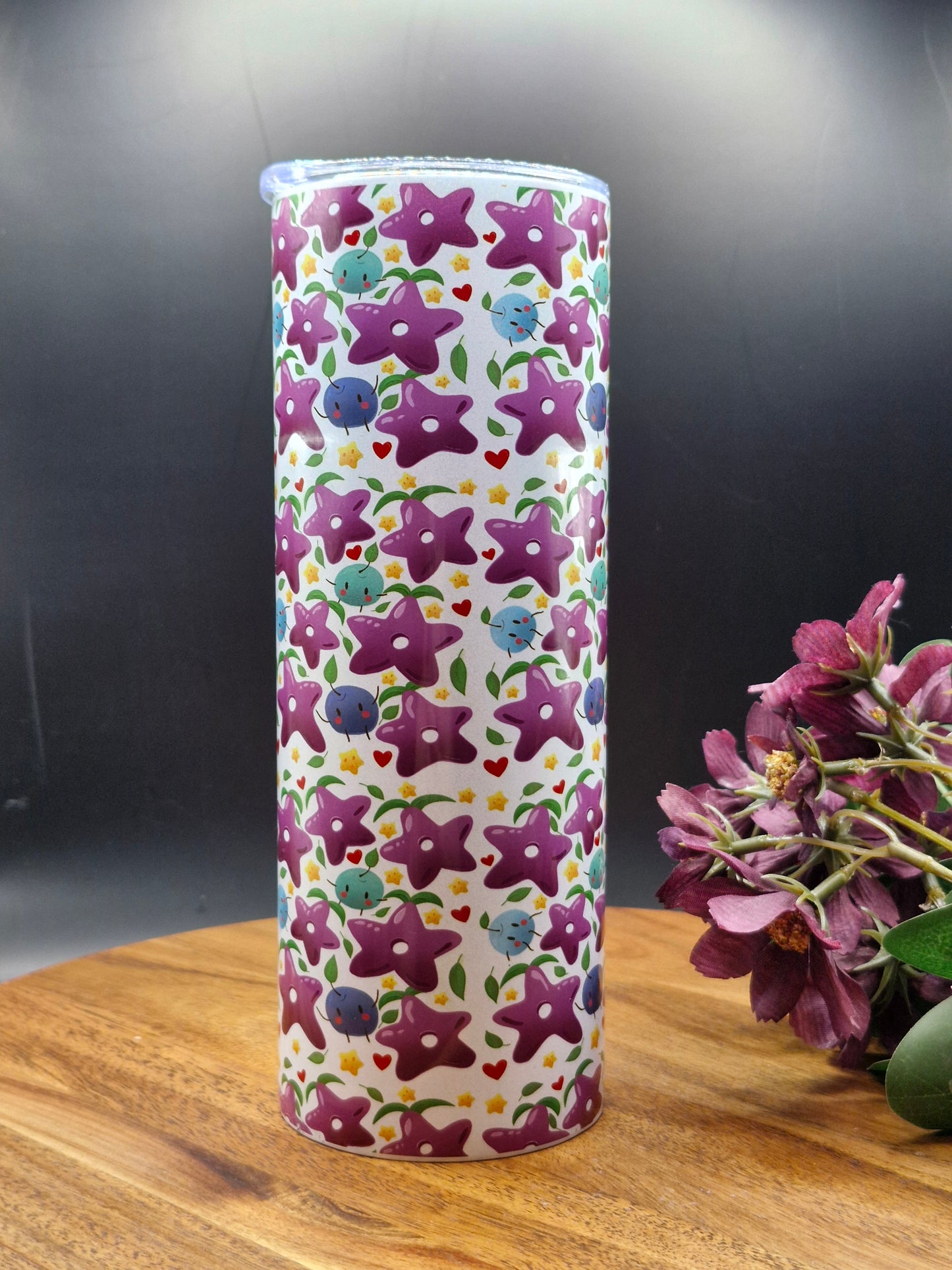 SDV Star Fruits and Junimos - Stardew Valley inspired tumbler