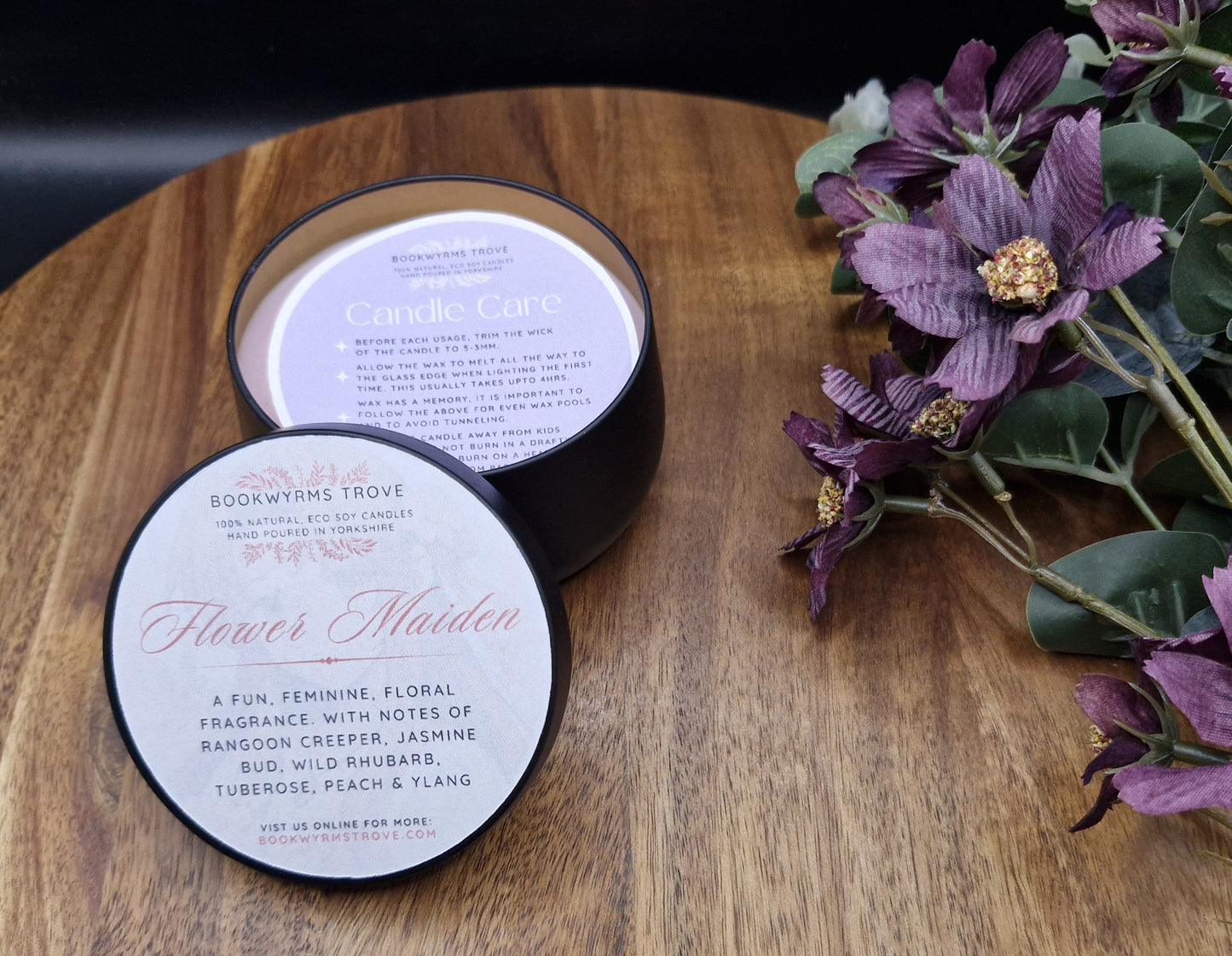Flower Maiden - Hand poured small batch candle