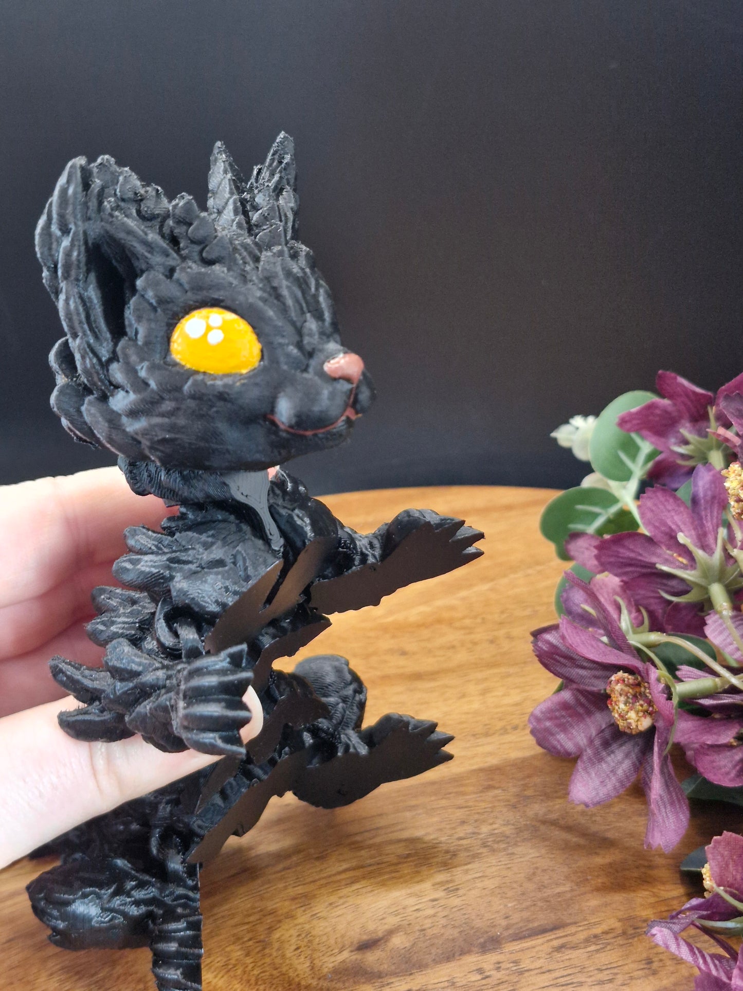 3D Printed Baby Cat Dragon