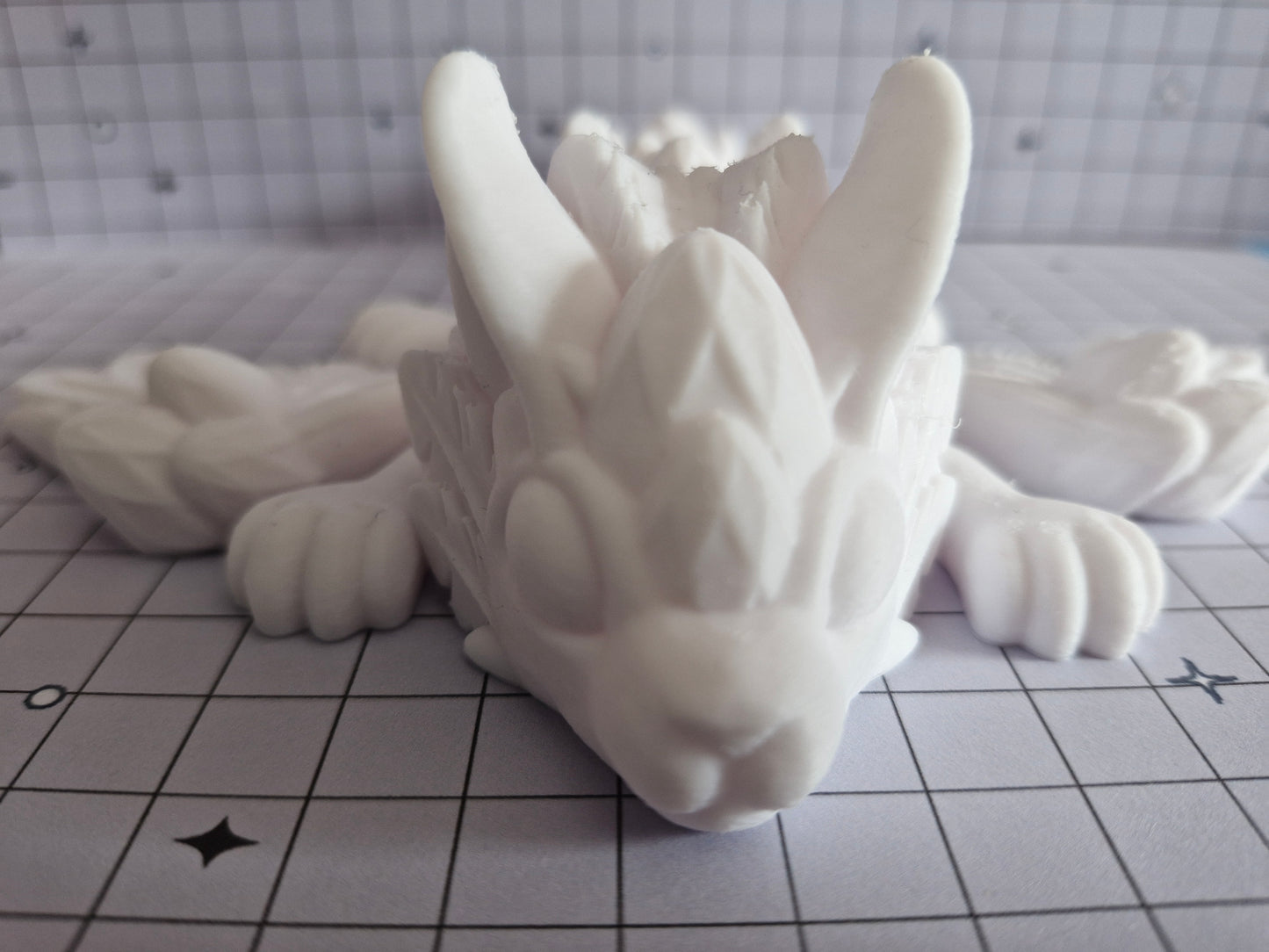 3D Printed Rabbit Dragon Chubby Baby Dragon
