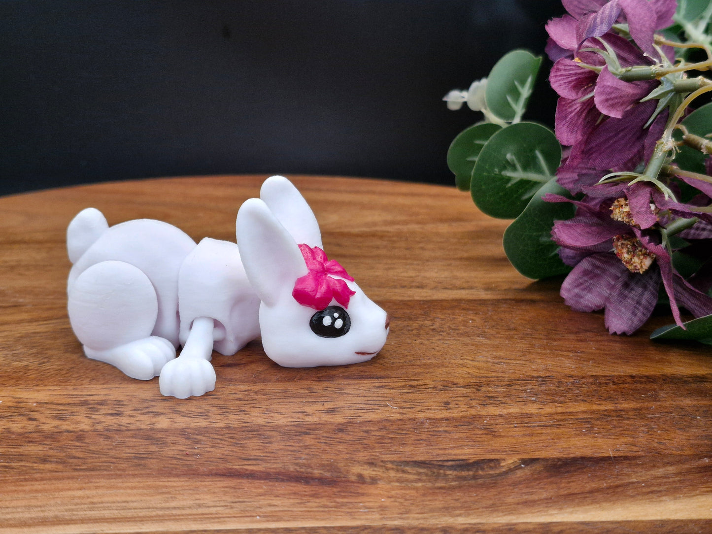 3D Printed Rabbit with Bow