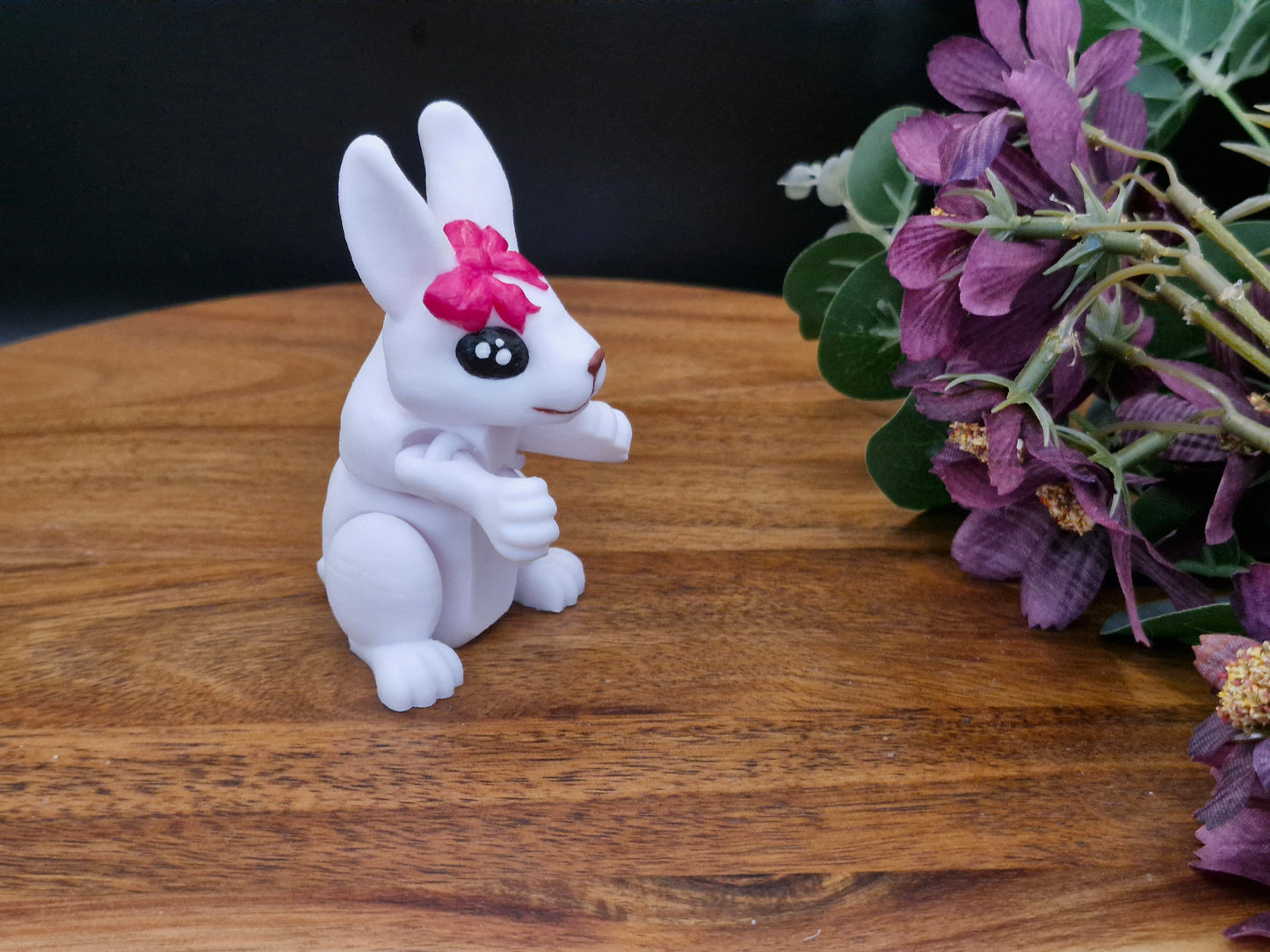 3D Printed Rabbit with Bow