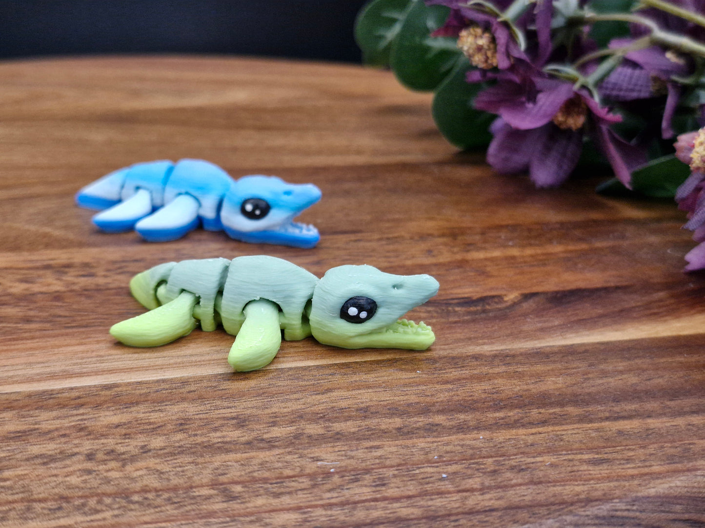 3D Printed Snappy Water Dino Hatchling