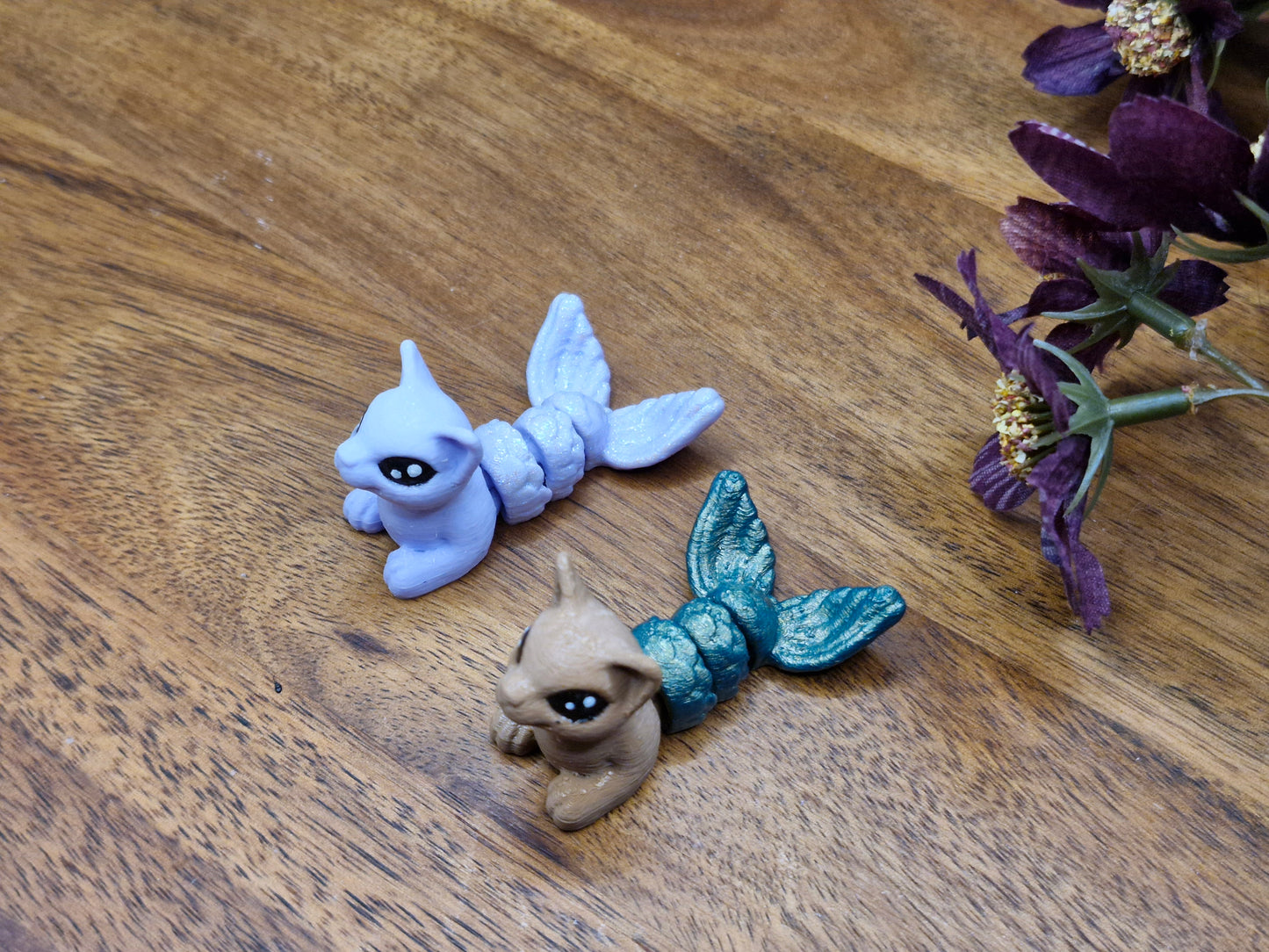 3D Printed Purrmaid Hatchling