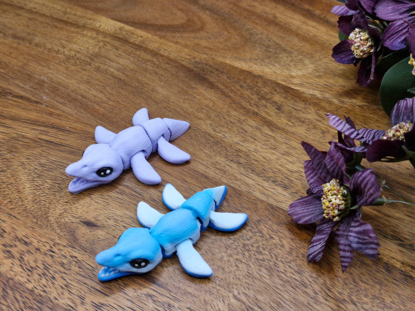 3D Printed Snappy Water Dino Hatchling