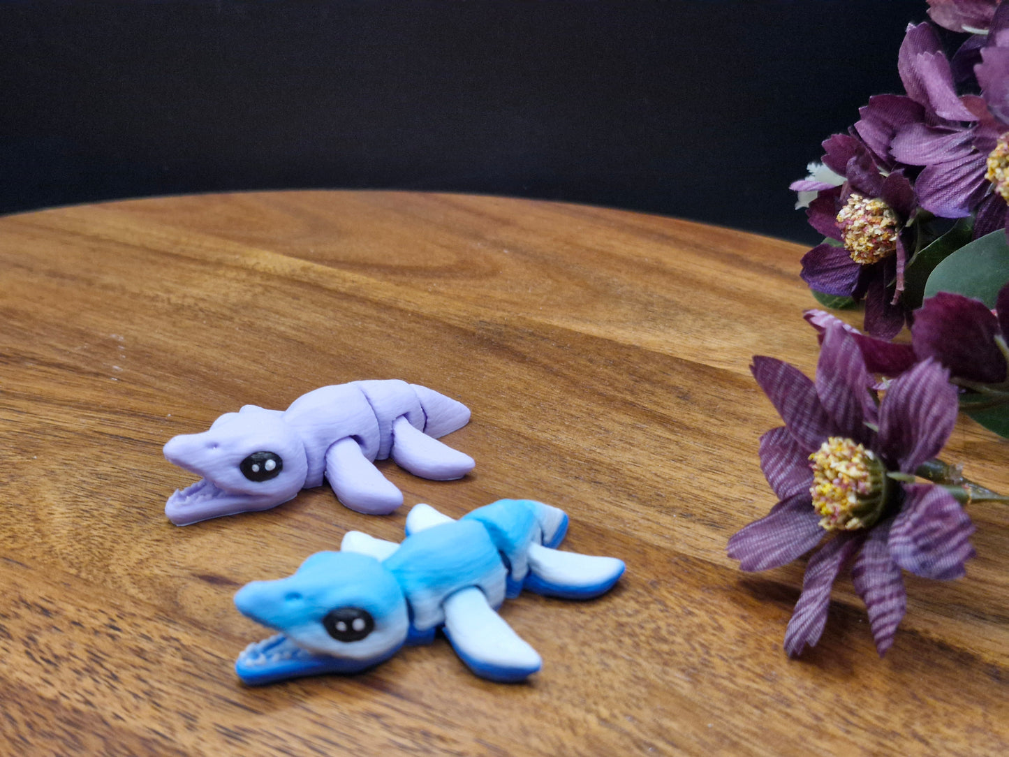 3D Printed Snappy Water Dino Hatchling