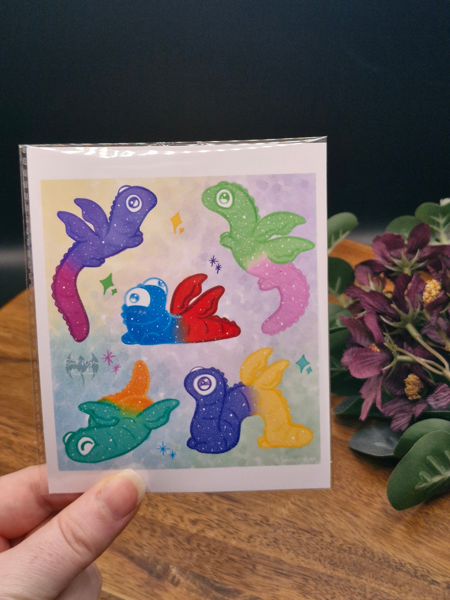 Sour Gummy Wyrms - Art Print
