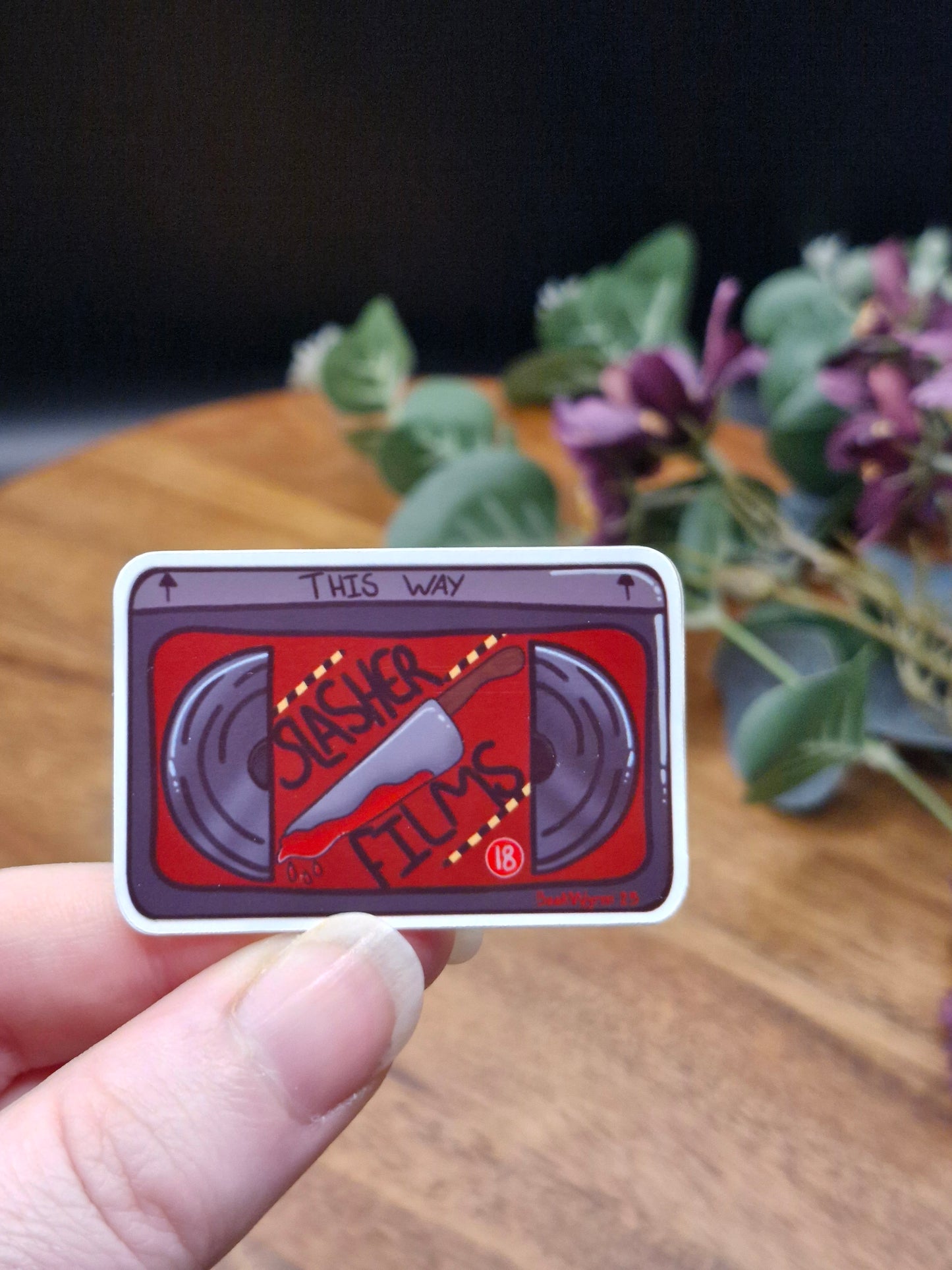 Slasher Films - Retro Cassette Tape - Sticker