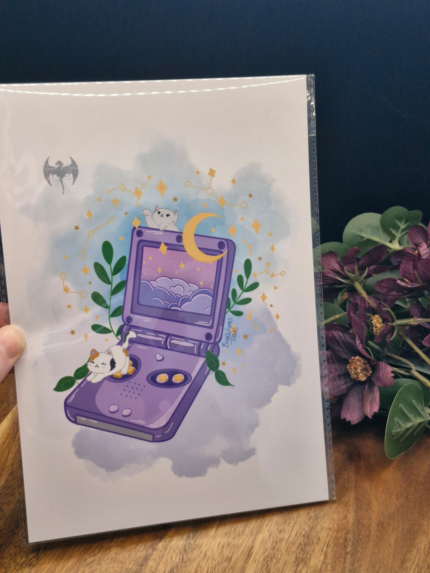 SP, Cats and Constellations - Retro Gaming Nostalgia - Art Print