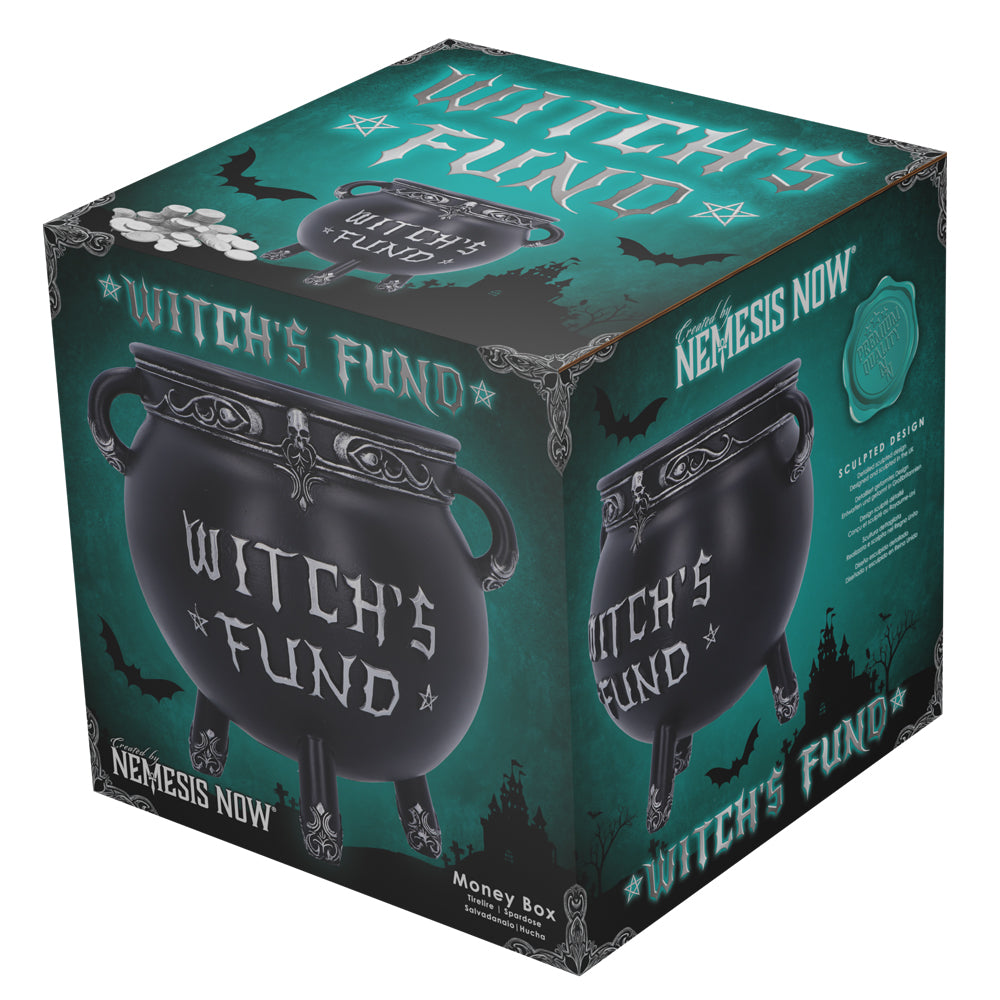 Witch's Fund Money Box 16.5cm