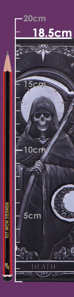 Skeleton Tarot Embossed Purse