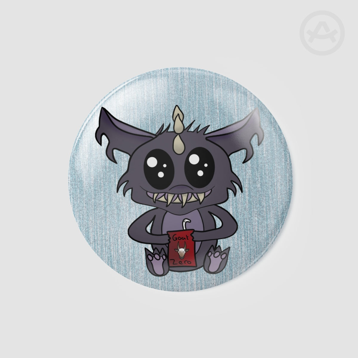 Chuppie the chupacabra - Kawaii Cryptids - Holographic Badges