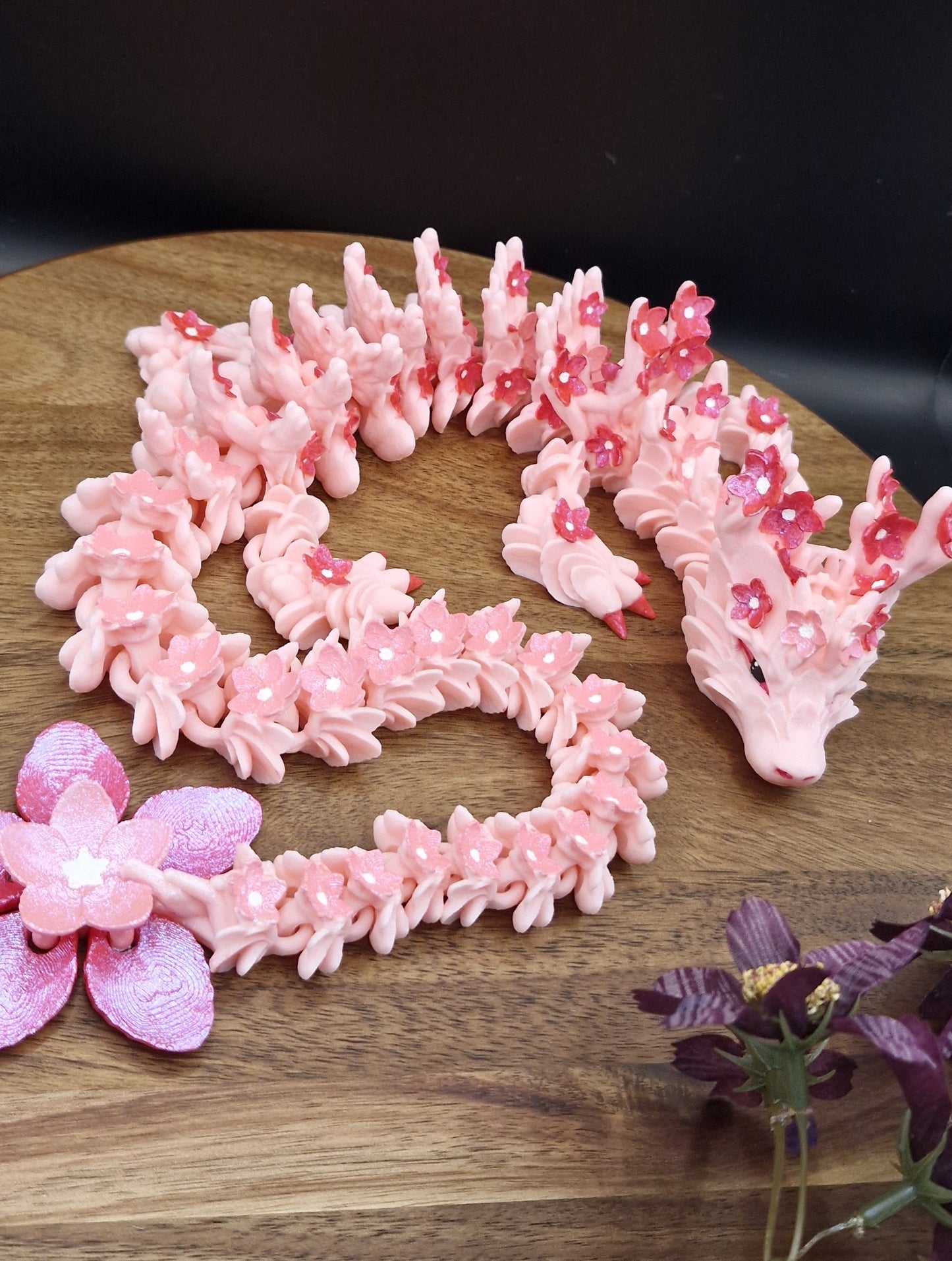 3D Printed Cherry Blossom Adult Dragon