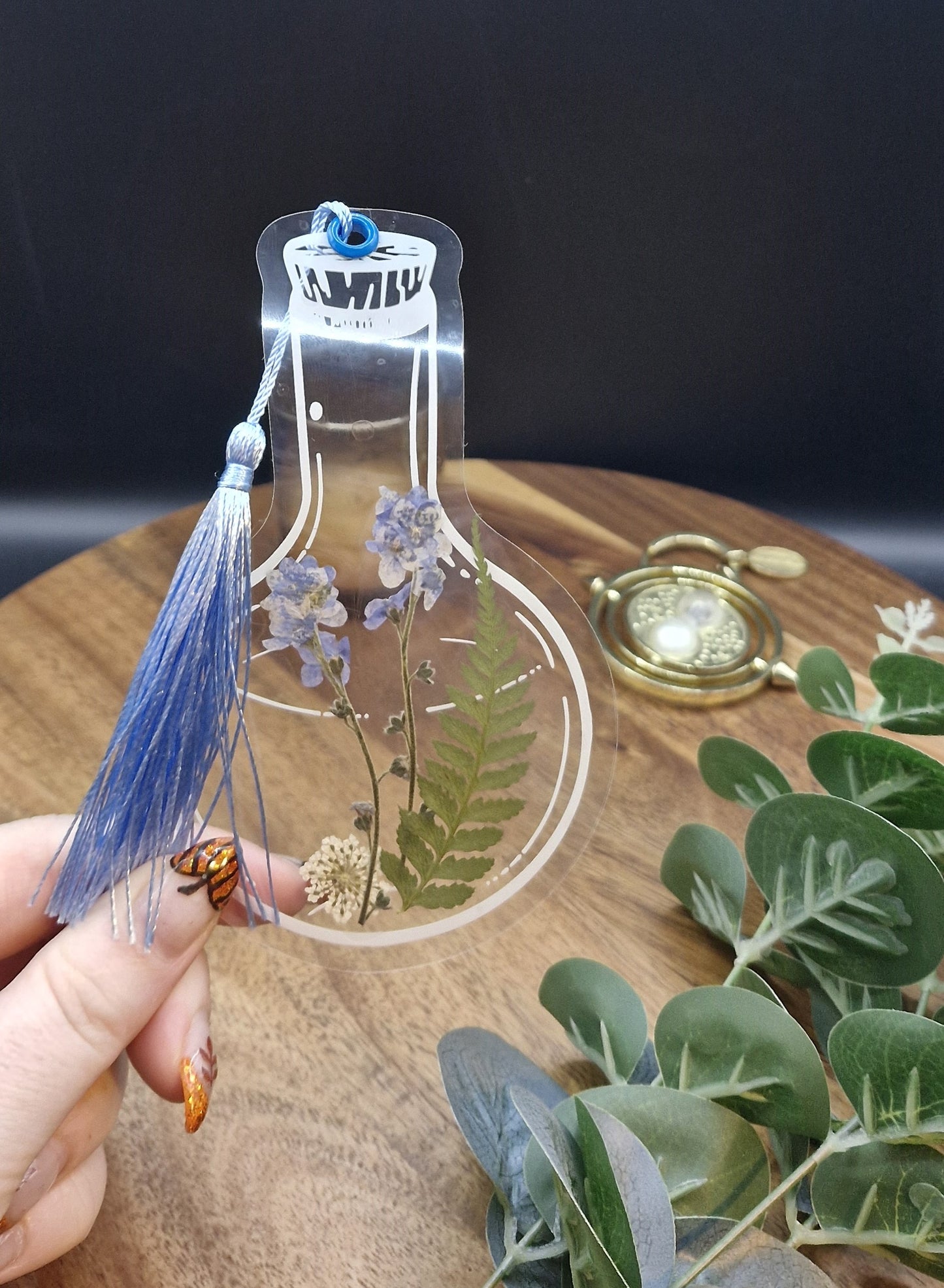 Potion Bottle Flower Bookmarks