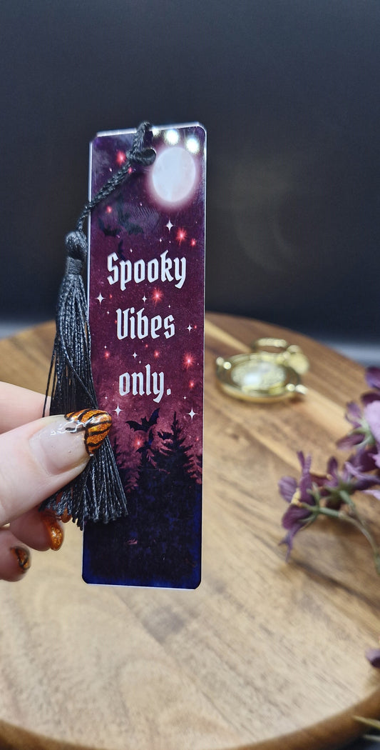 Metal Bookmarks (Spooky vibes only, gothic ver)