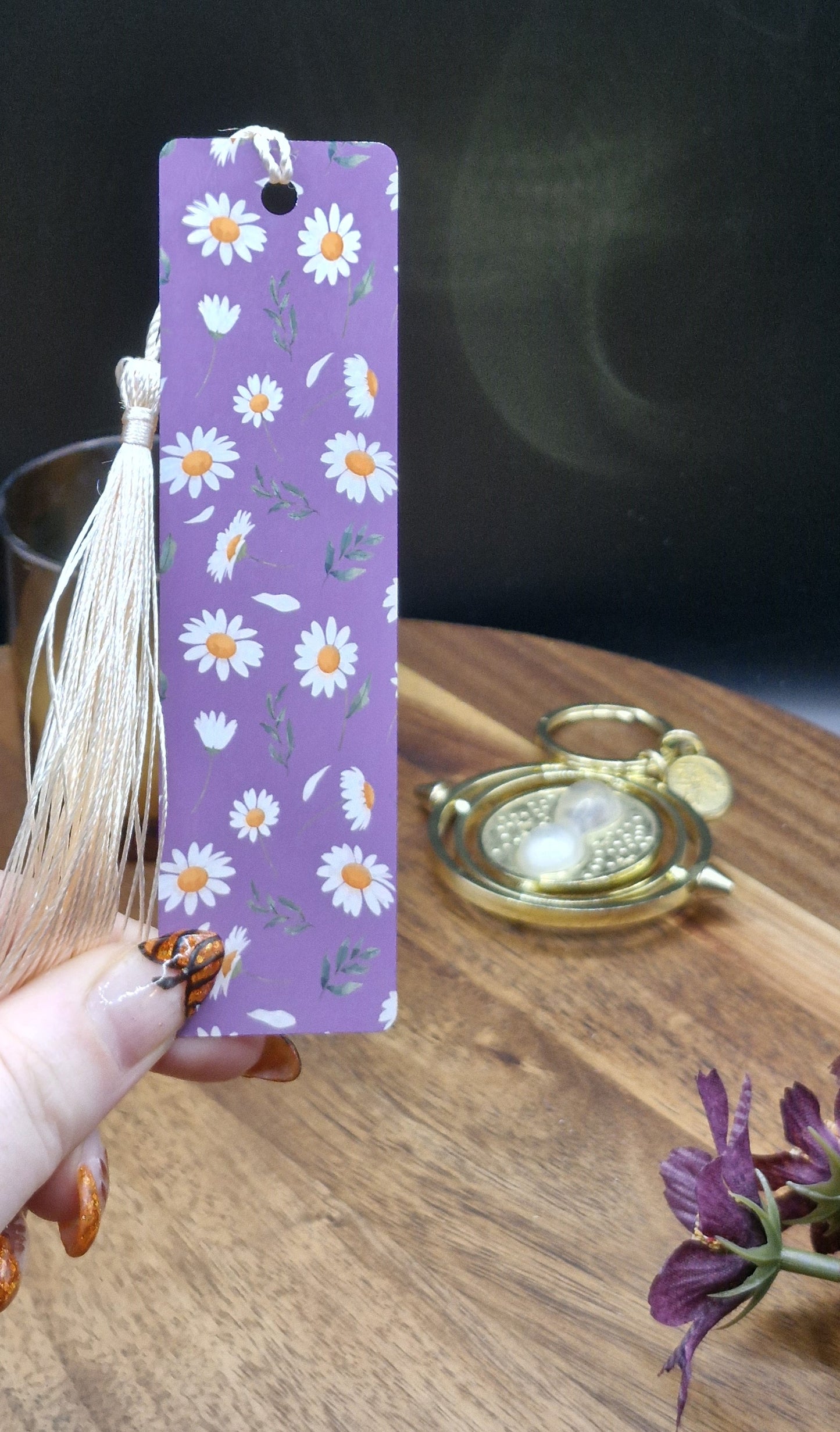 Metal Bookmarks (Pretty Purple Daisies ver)