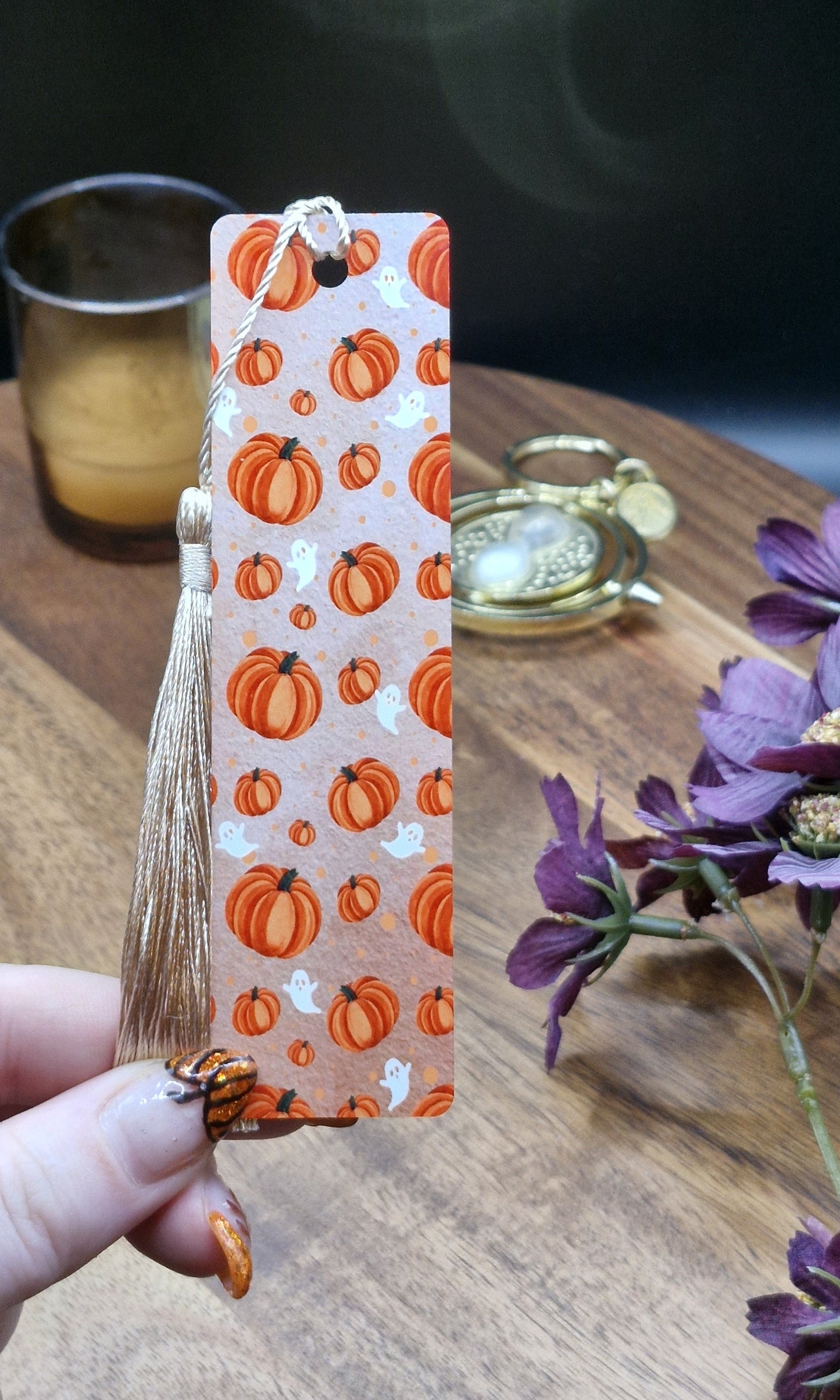 Metal Bookmarks (Cartoon pumpkins & ghost ver)