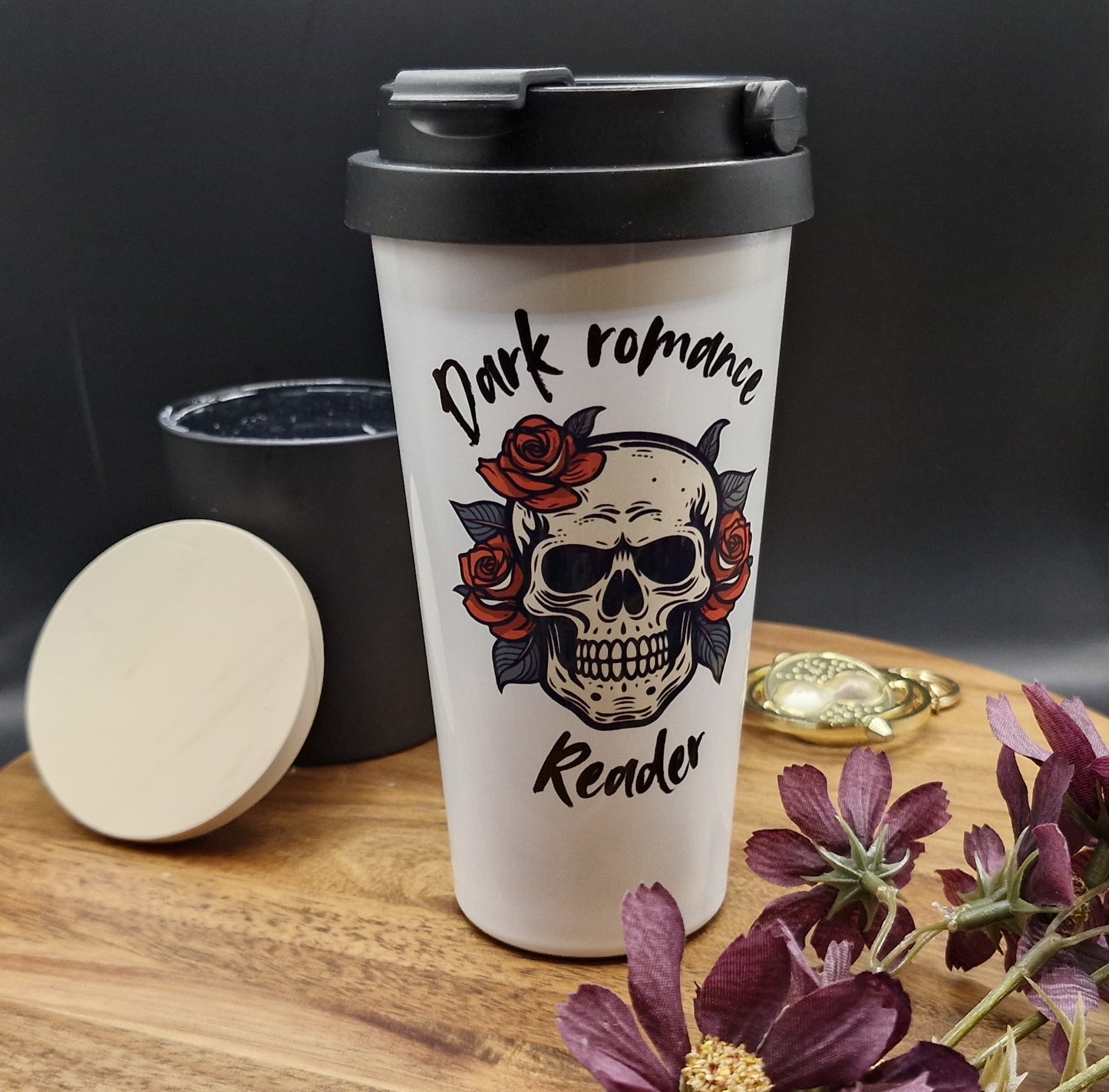 500ml Stainless Steel Thermos Cup (Take Out) - (Dark Romance Reader ver)