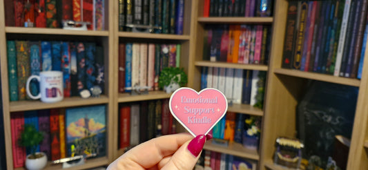 Sticker (Emotional support Kindle - pink heart ver)