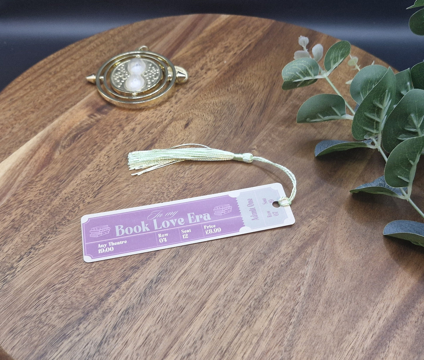 Book Love Era Ticket - Metal Bookmark