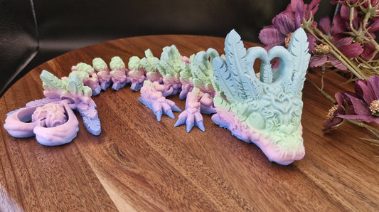 3D Printed Light Heart Baby Dragon (10-12 inches)