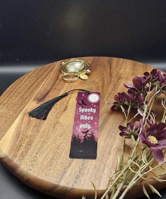 Spooky vibes only, gothic - Metal Bookmark