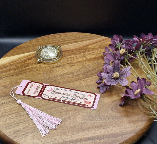 Romance readers book club (ticket stub) - Metal Bookmark