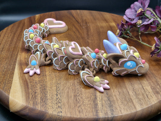 3D Printed Cookieheart Baby Dragon (10-12 inches)