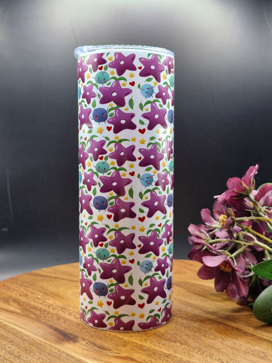 SDV Star Fruits and Junimos - Stardew Valley inspired tumbler