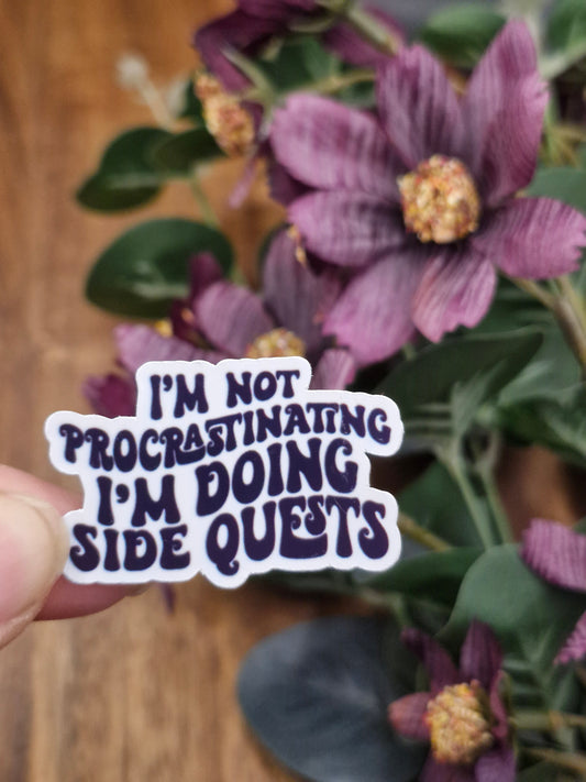 Side Quests - Funny Relatable Sticker