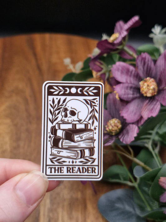 The Reader Tarot Card - Bookish sticker