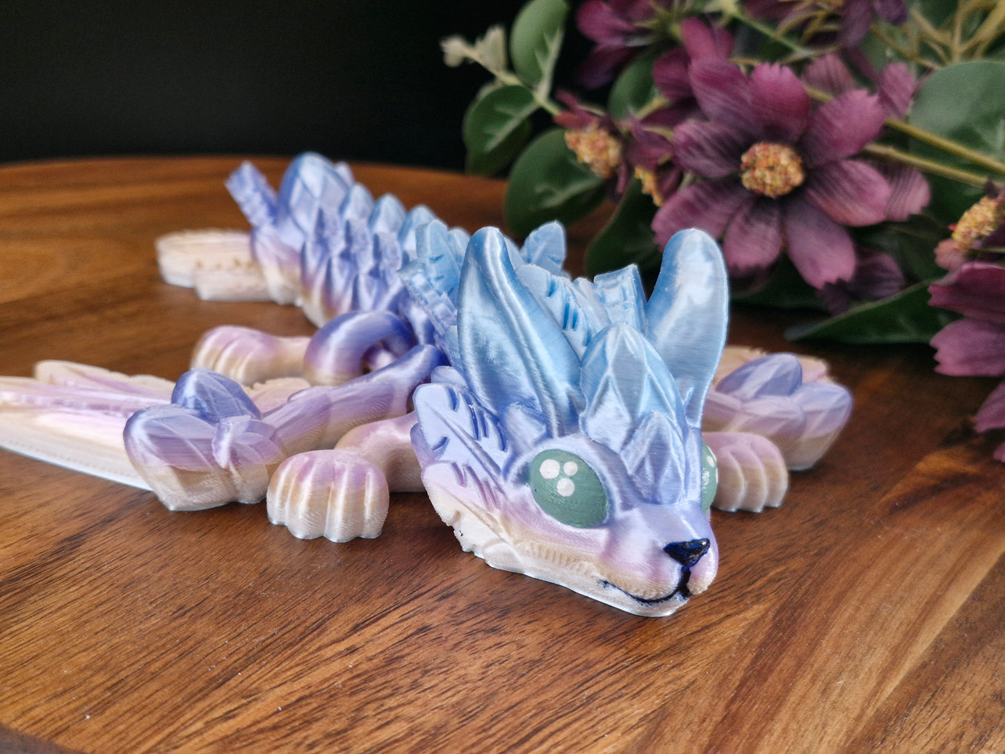 3D Printed Rabbit Dragon Chubby Baby Dragon