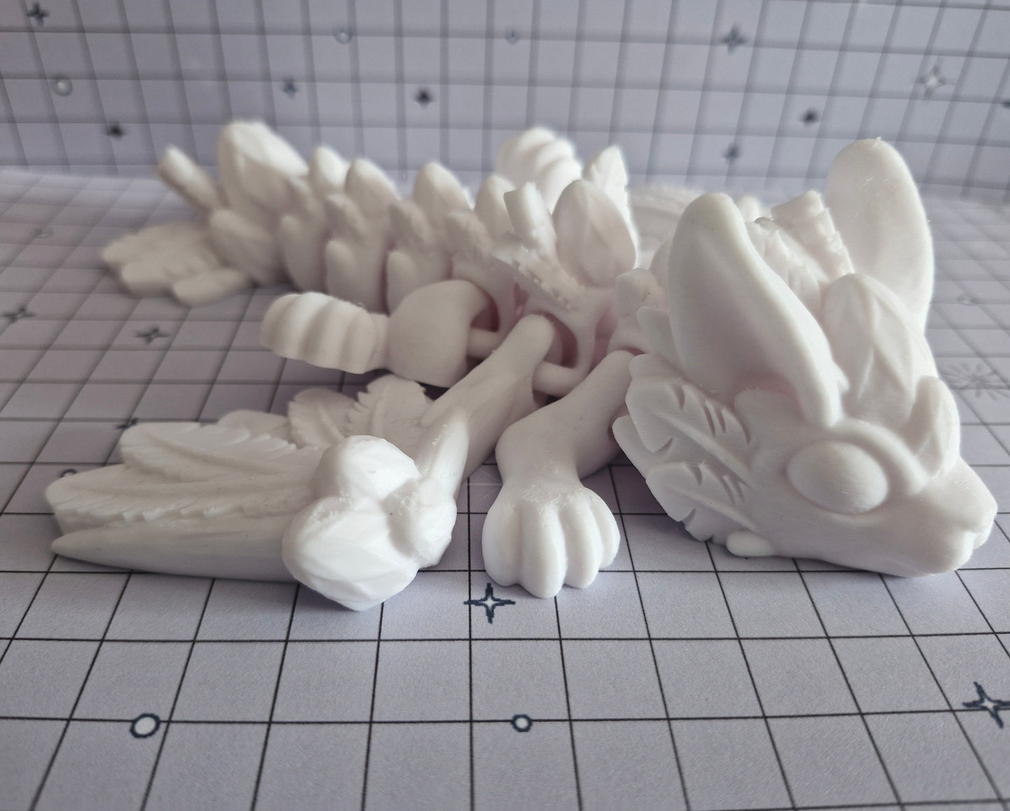 3D Printed Rabbit Dragon Chubby Baby Dragon