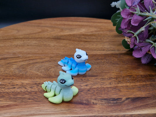 3D Printed Loch Ness Nessie (Spikes) Hatchling