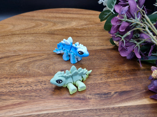 3D Printed Fan Back Dino (Stegosaurus) Hatchling