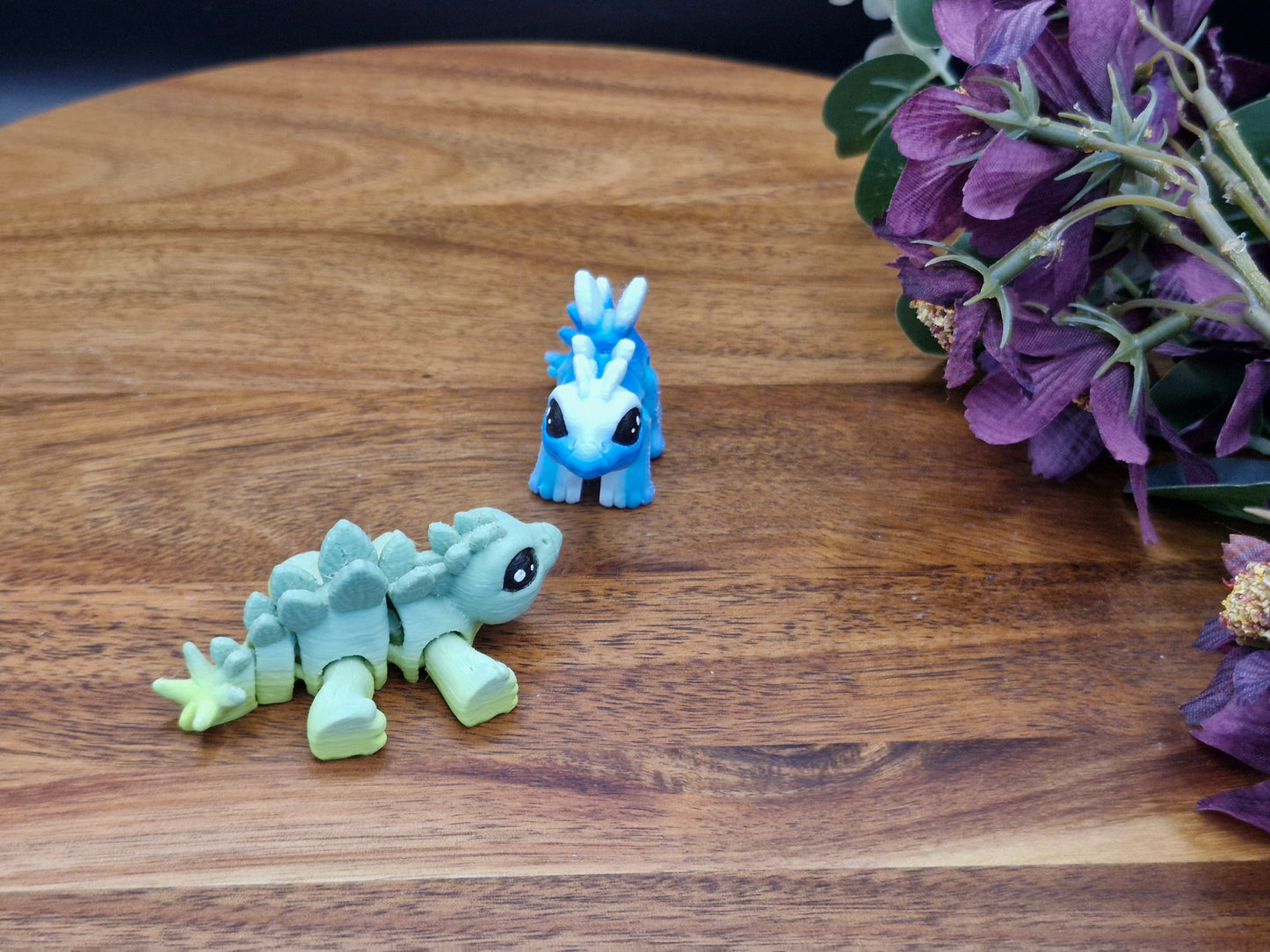 3D Printed Fan Back Dino (Stegosaurus) Hatchling