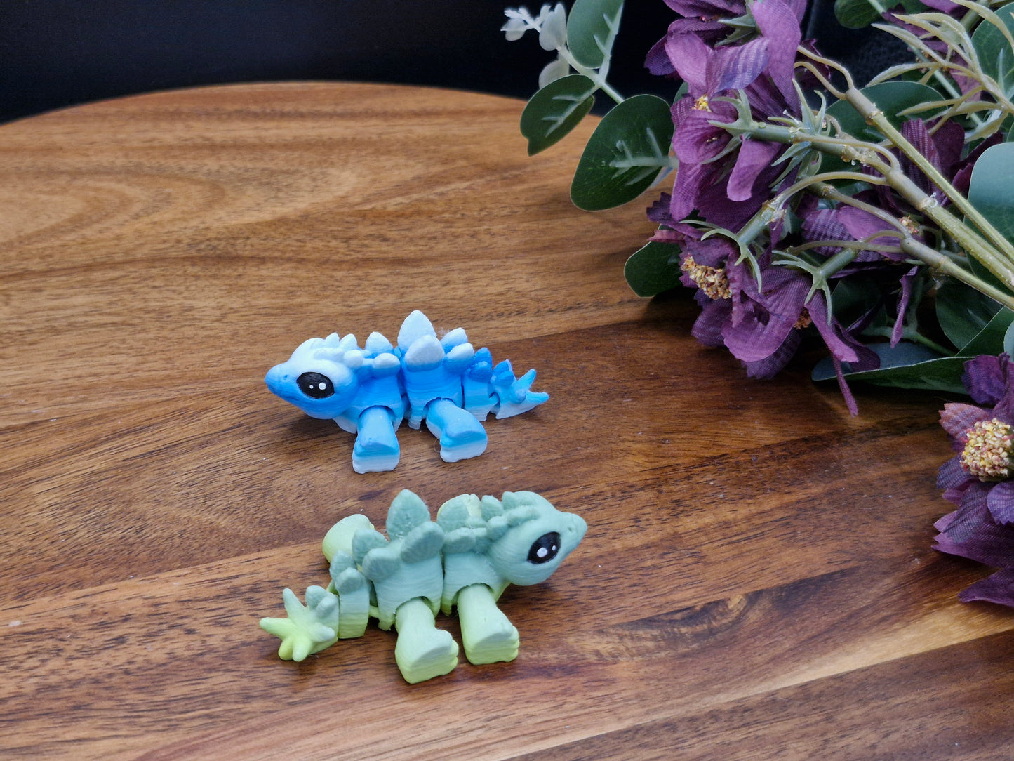 3D Printed Fan Back Dino (Stegosaurus) Hatchling