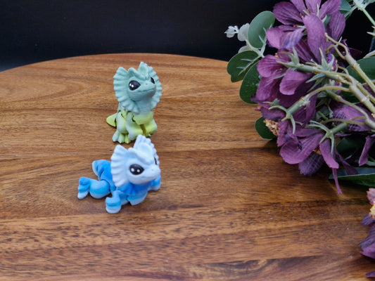 3D Printed Frilled Dino Hatchling