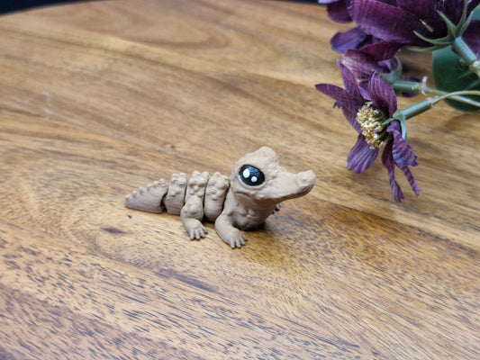3D Printed Croc Hatchling