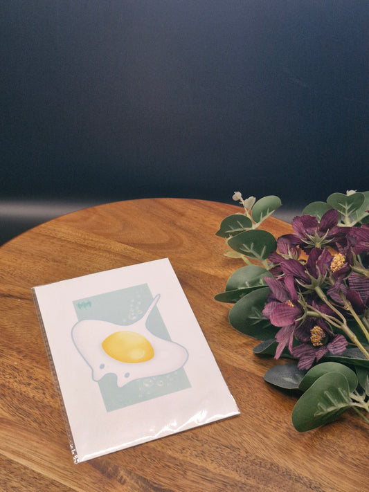 Fried Egg Manta Ray - Art Print