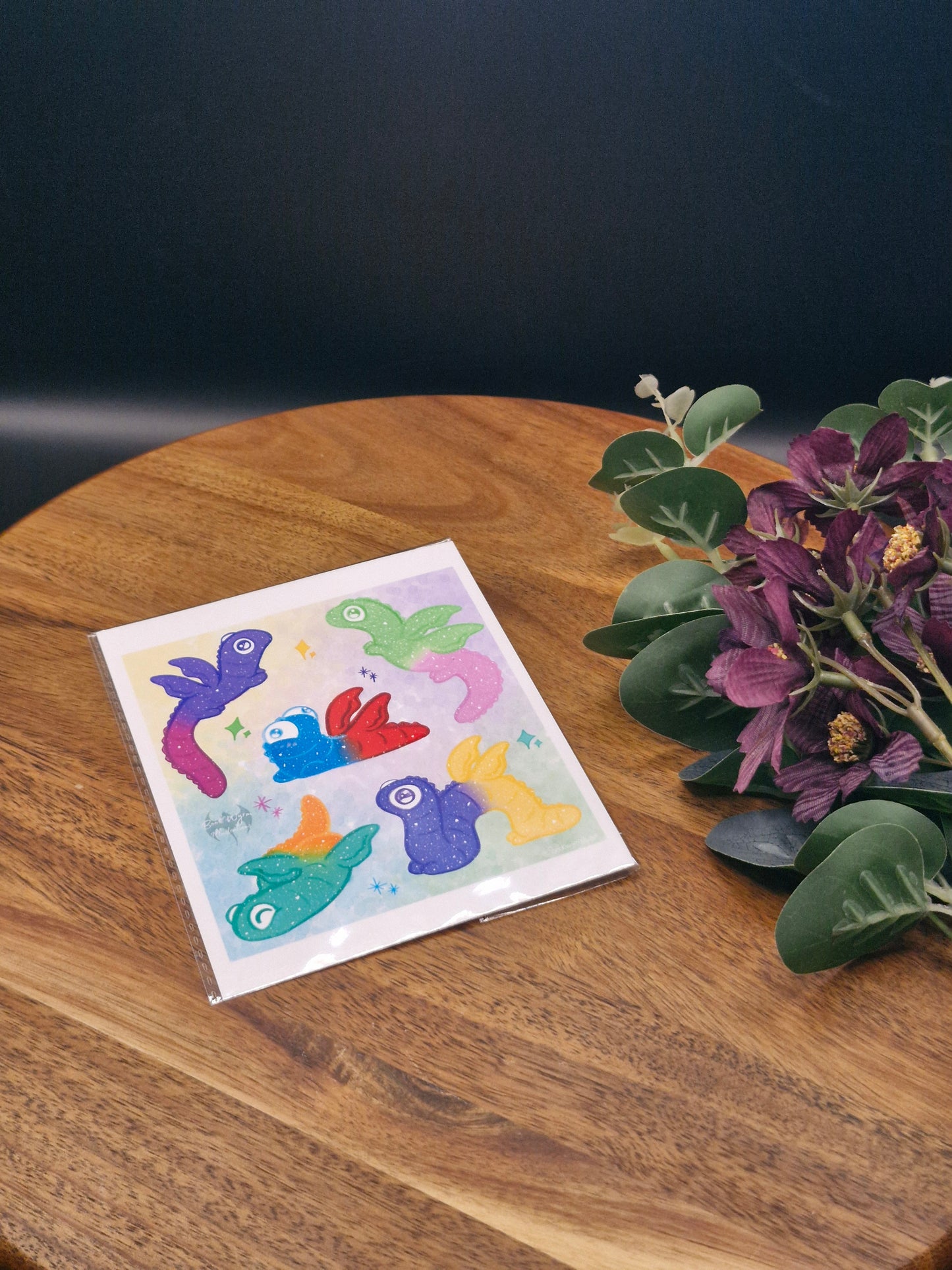 Sour Gummy Wyrms - Art Print