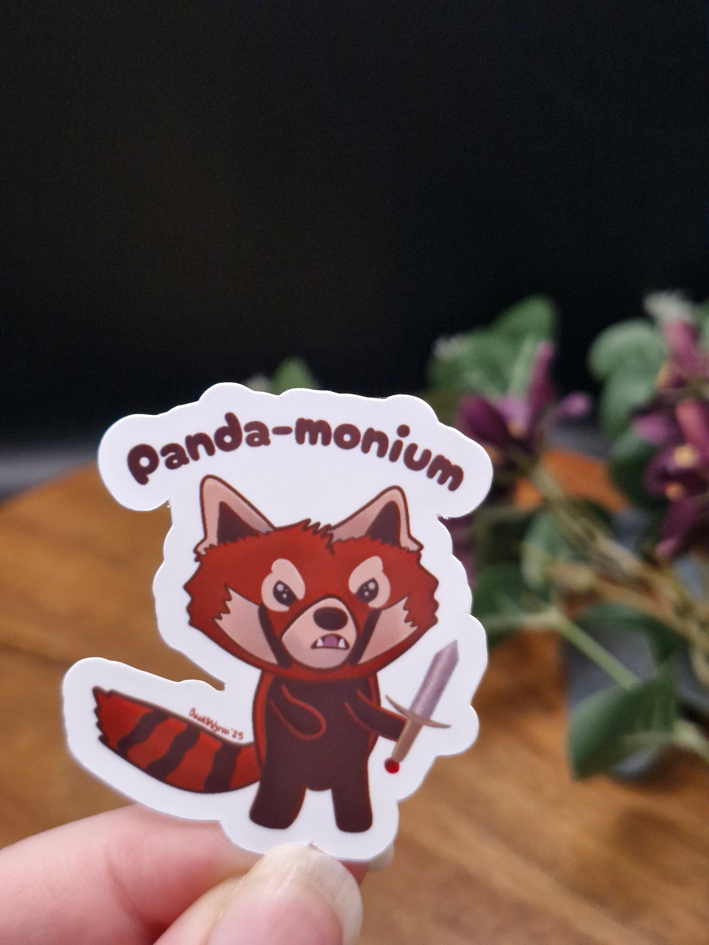 Panda-monium - Funny- Sticker