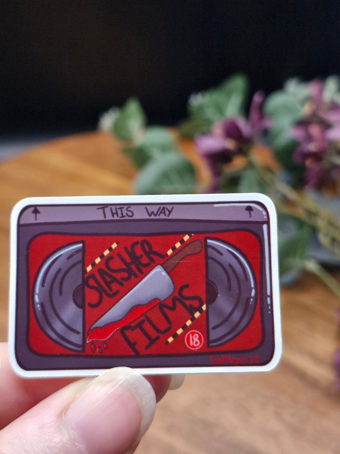 Slasher Films - Retro Cassette Tape - Sticker