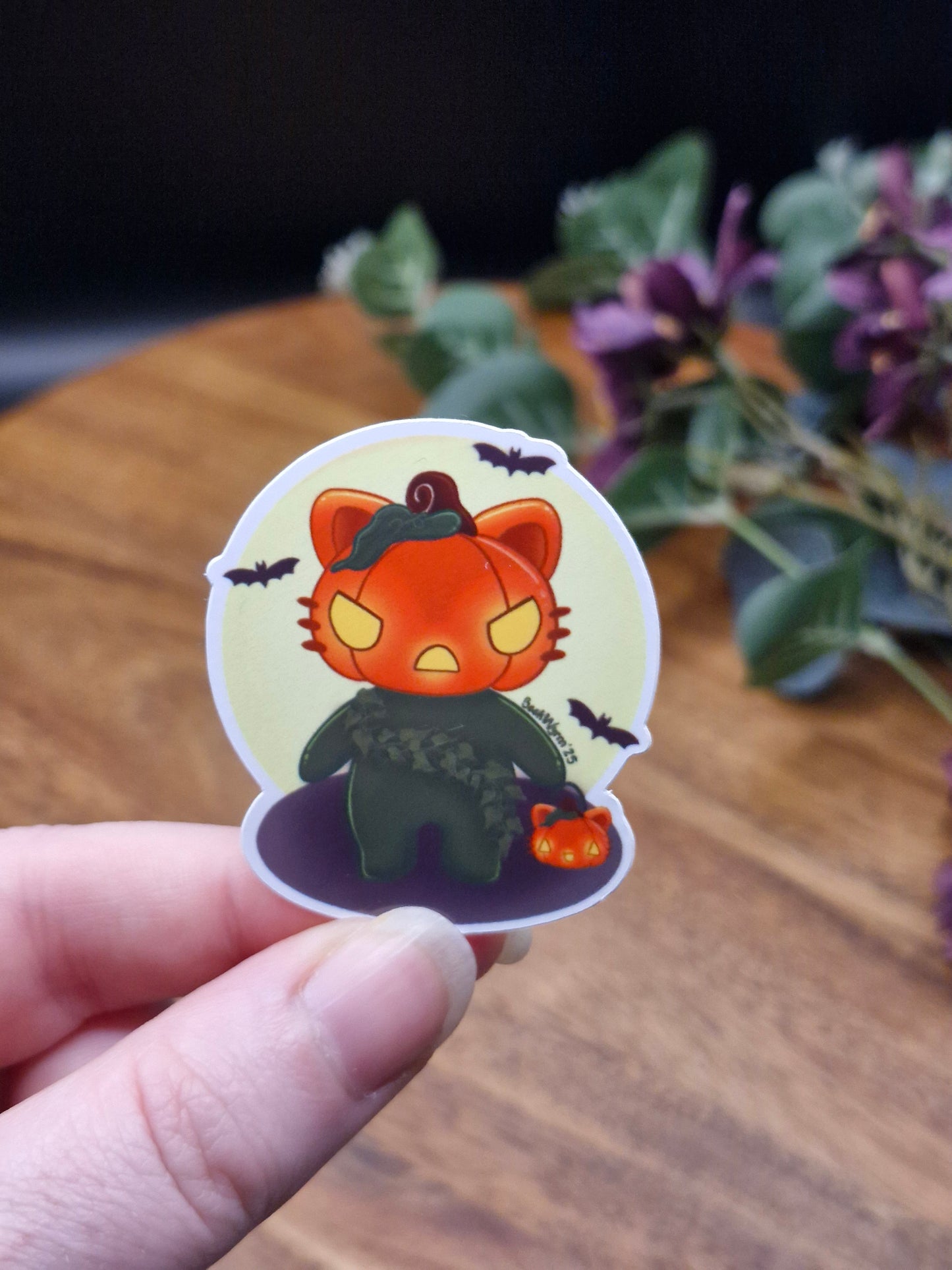 Pumpkin Kitty - Sticker
